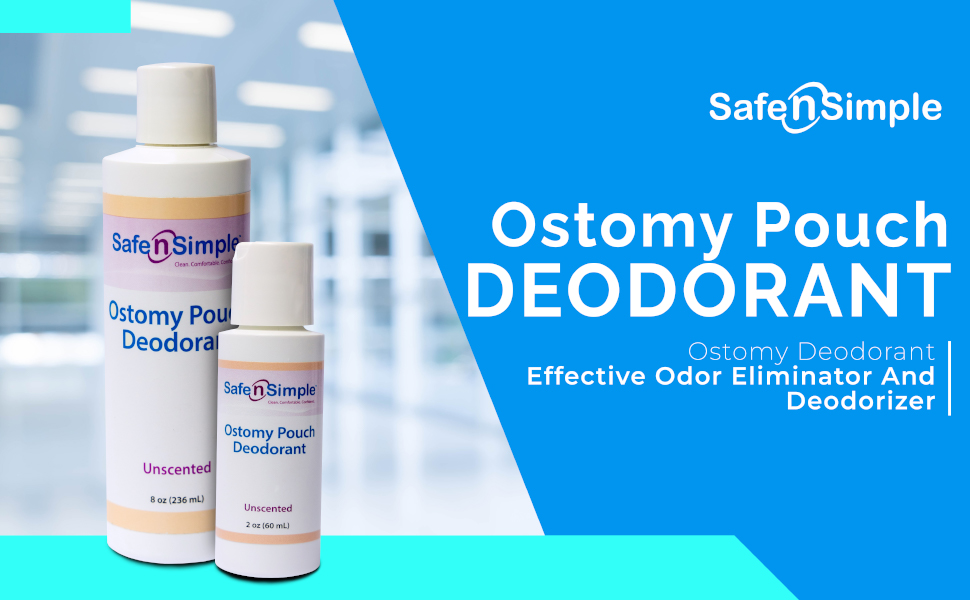 Safe n' Simple Ostomy Pouch Deodorant effective odor eliminator  and deodorant